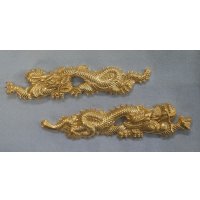 銀製目貫　竜（大）