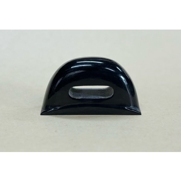 画像1: 水牛栗形　丸　台付 (1)