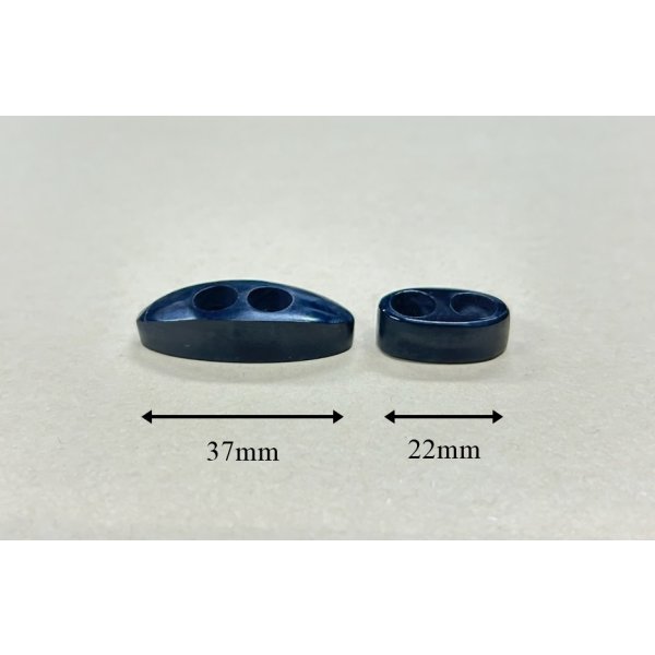 画像2: 水牛角製　鞐こはぜ　大 (2)
