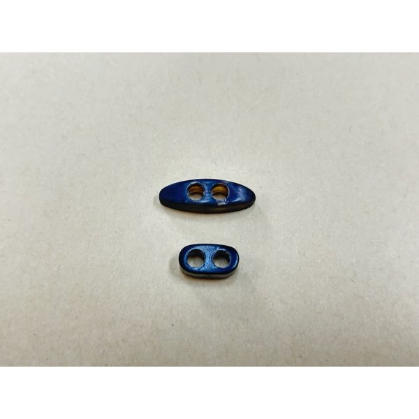 画像1: 水牛角製　鞐こはぜ　小 (1)